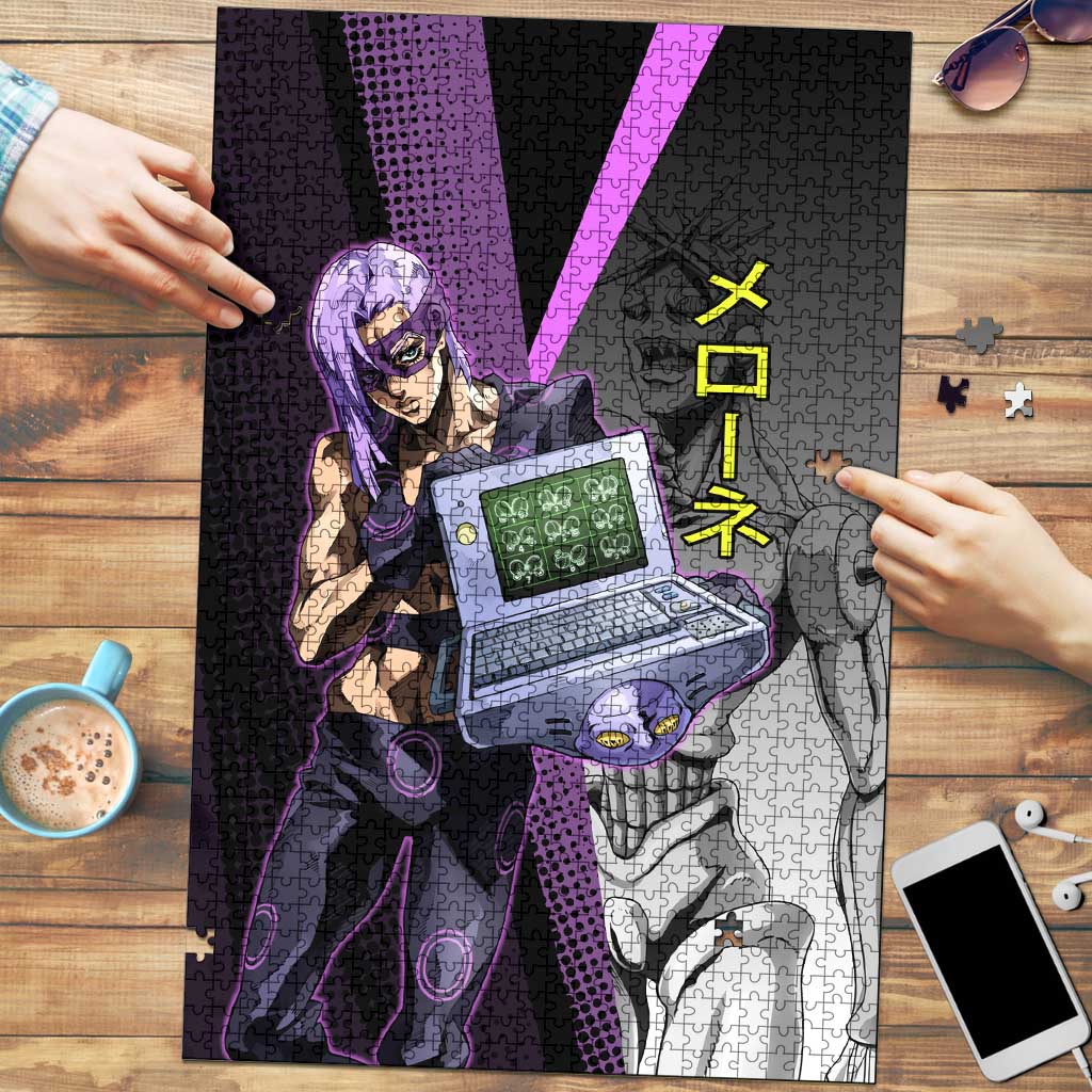 Melone JoJo’s Bizarre Adventure Puzzle with Laptop-Featured Stand Display - The Mazicc