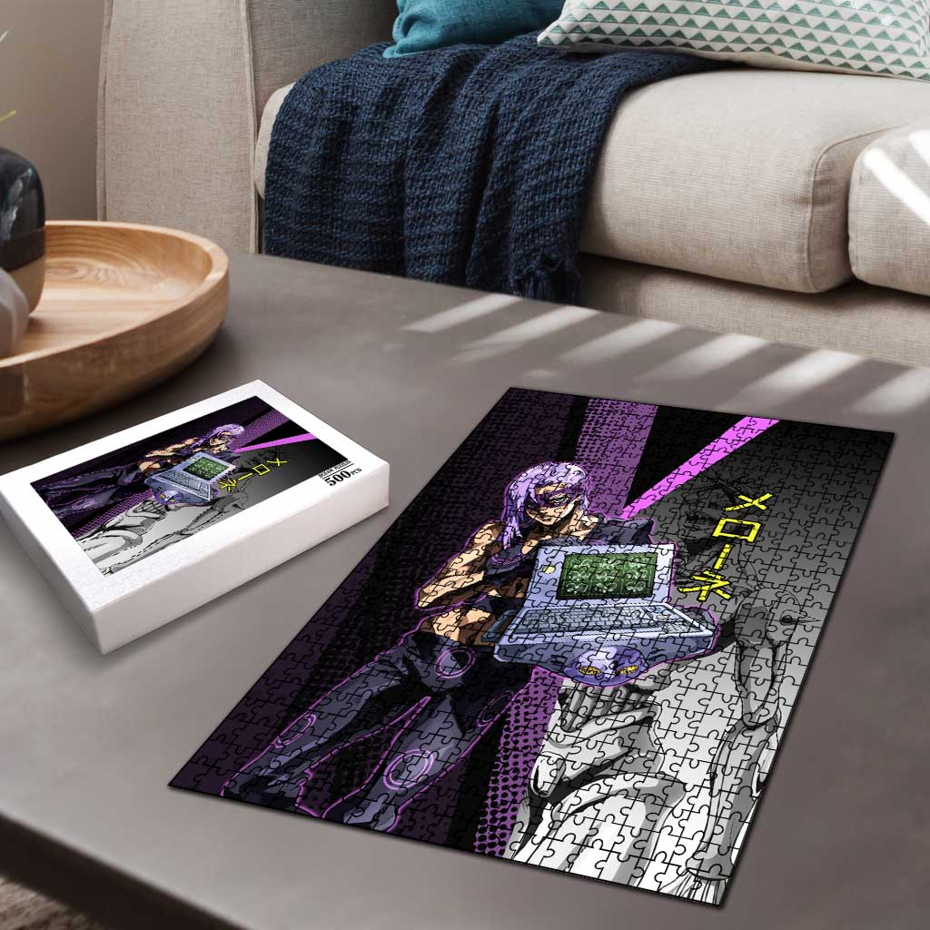 Melone JoJo’s Bizarre Adventure Puzzle with Laptop-Featured Stand Display - The Mazicc