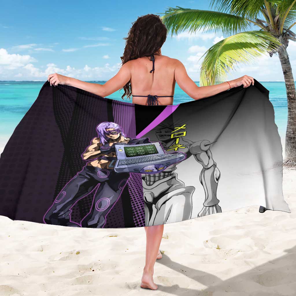 Melone JoJo’s Bizarre Adventure Sarong with Laptop-Featured Stand Display - The Mazicc