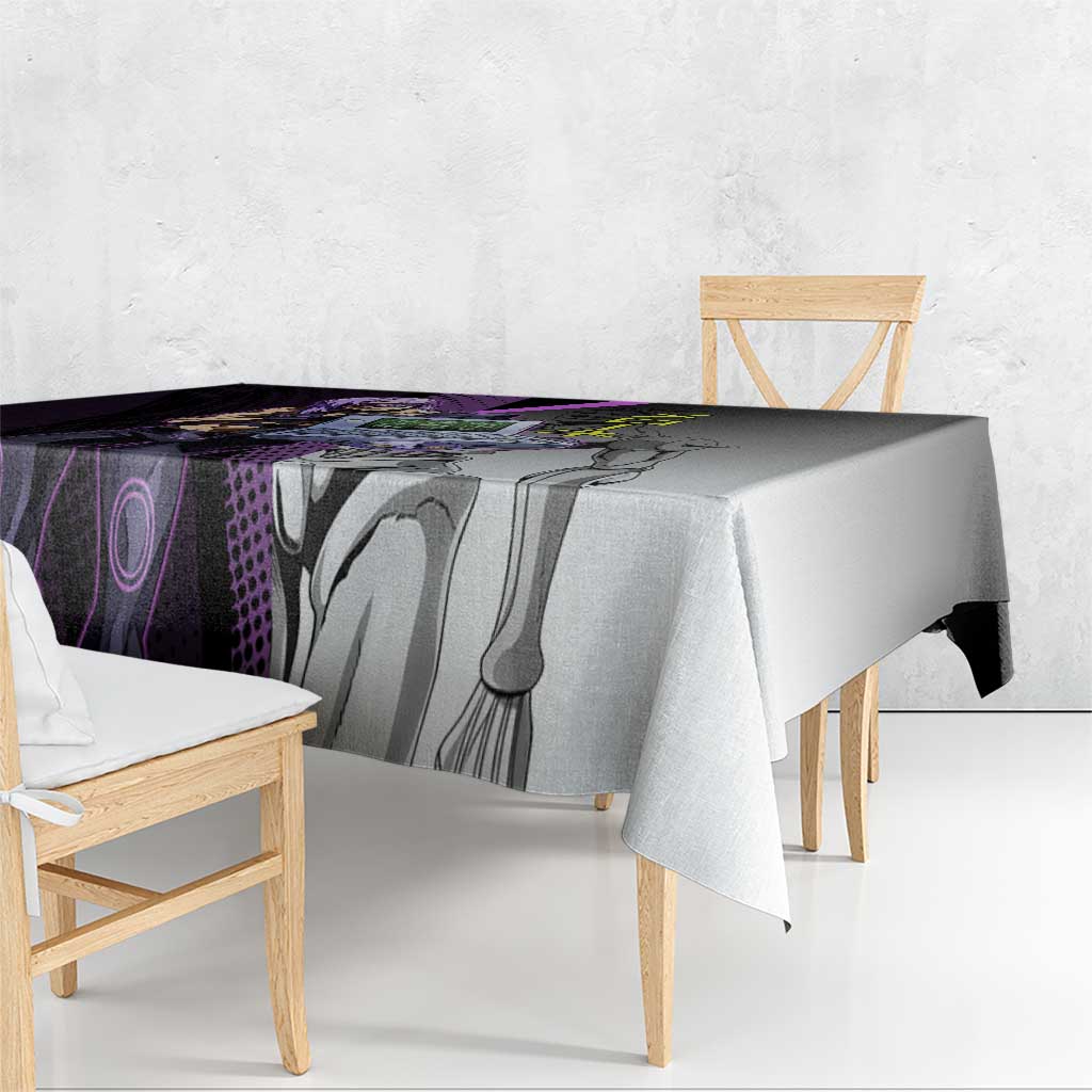 Melone JoJo’s Bizarre Adventure Tablecloth with Laptop-Featured Stand Display - The Mazicc
