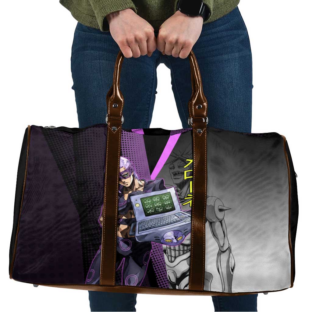 Melone JoJo’s Bizarre Adventure Travel Bag with Laptop-Featured Stand Display - The Mazicc