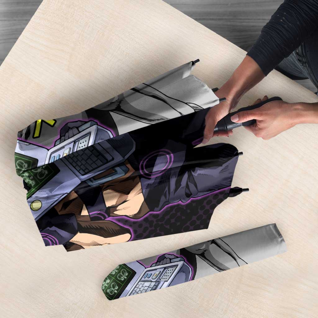 Melone JoJo’s Bizarre Adventure Umbrella with Laptop-Featured Stand Display - The Mazicc