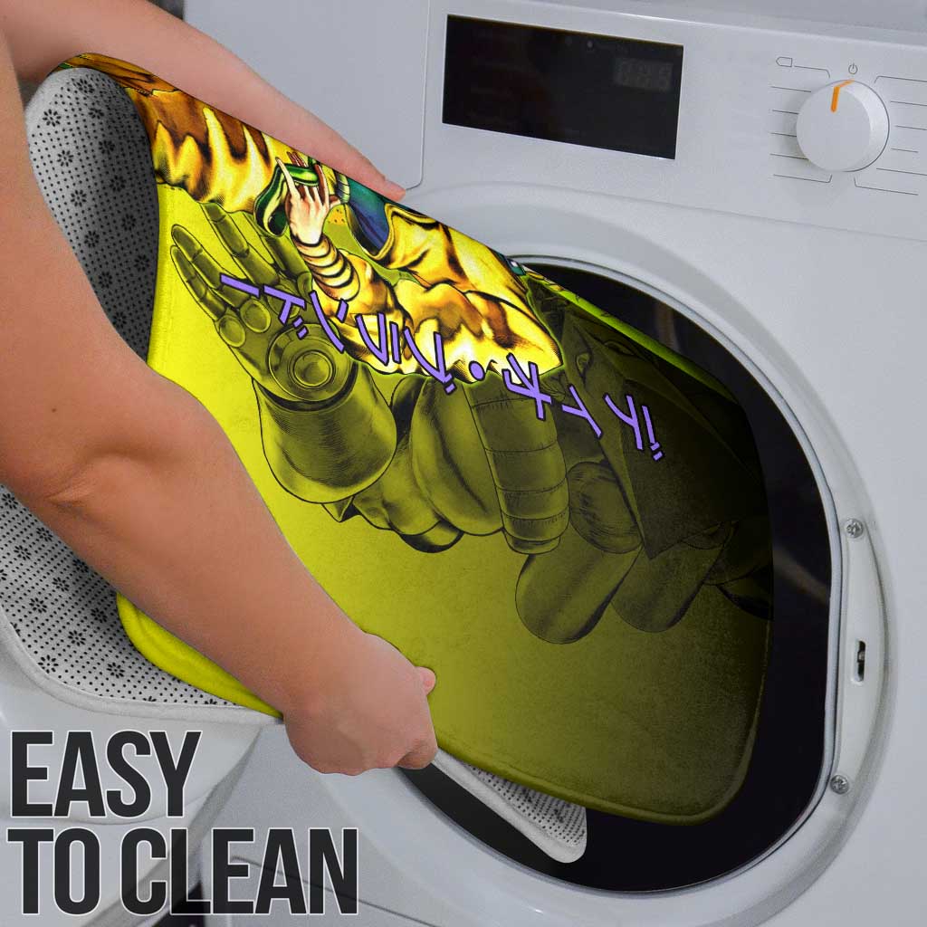Dio Brando JoJo’s Bizarre Adventure Bathroom Set with The World Stand and Comic Graphic - The Mazicc
