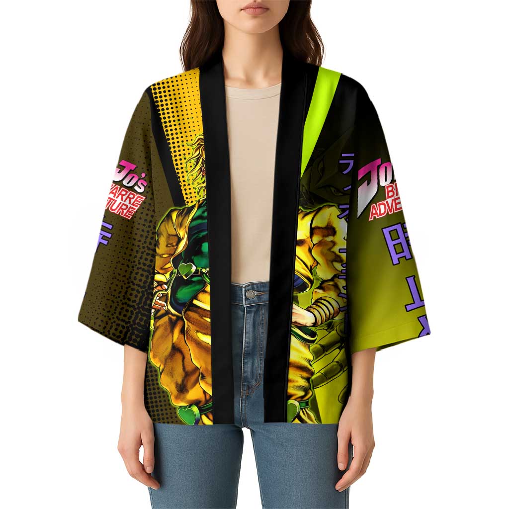 Dio Brando JoJo’s Bizarre Adventure Kimono with The World Stand and Comic Graphic - The Mazicc
