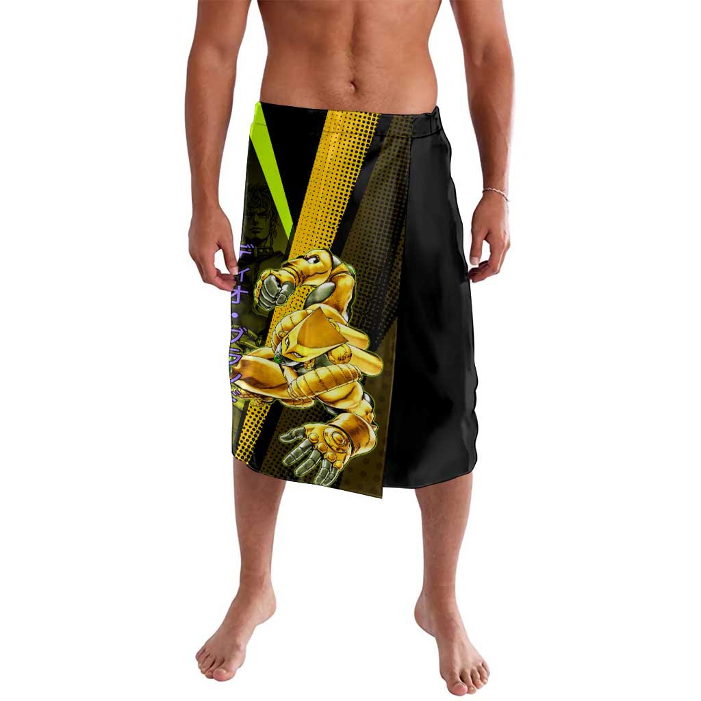 Dio Brando JoJo’s Bizarre Adventure Lavalava with The World Stand and Comic Graphic - The Mazicc
