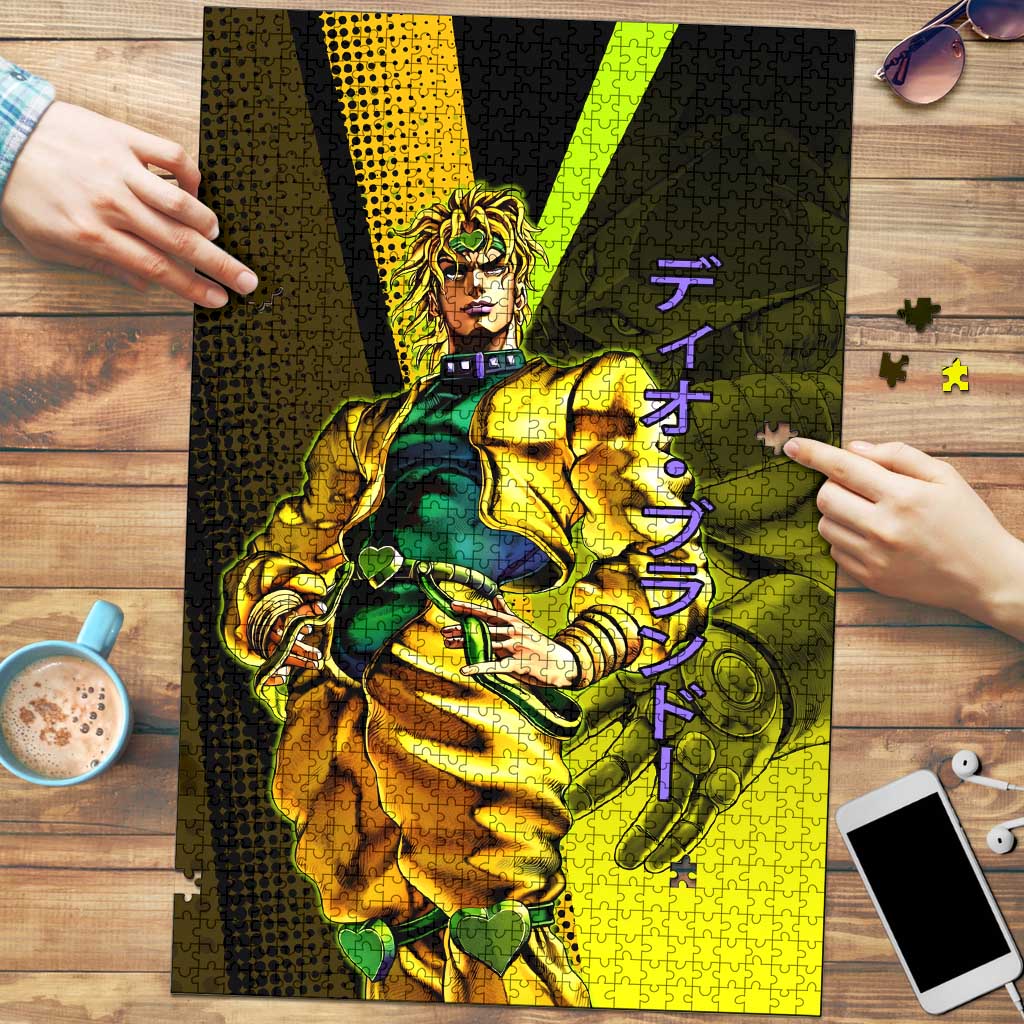 Dio Brando JoJo’s Bizarre Adventure Puzzle with The World Stand and Comic Graphic - The Mazicc