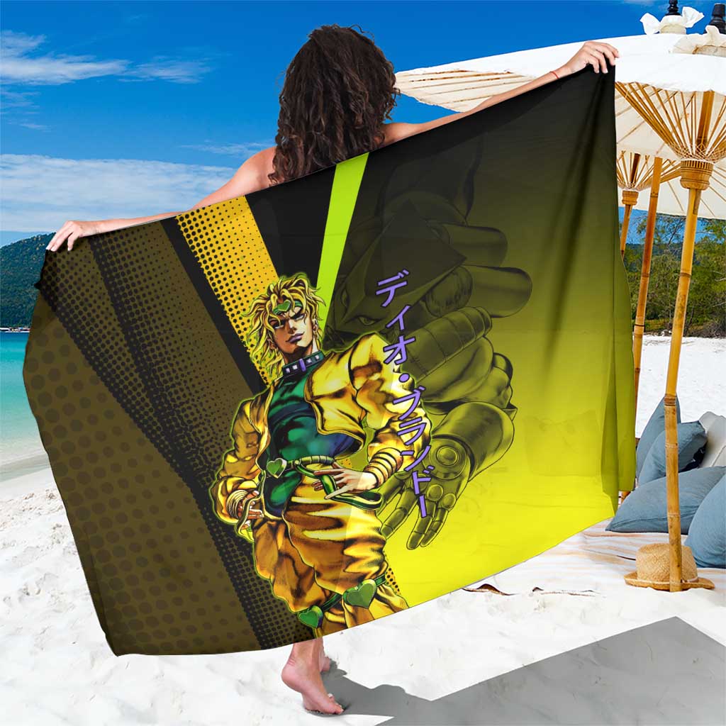 Dio Brando JoJo’s Bizarre Adventure Sarong with The World Stand and Comic Graphic - The Mazicc
