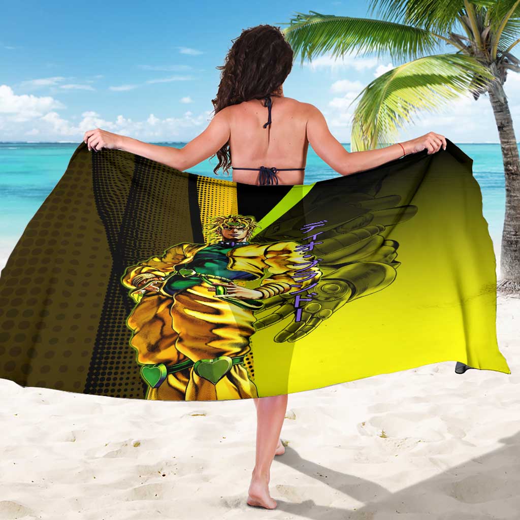 Dio Brando JoJo’s Bizarre Adventure Sarong with The World Stand and Comic Graphic - The Mazicc