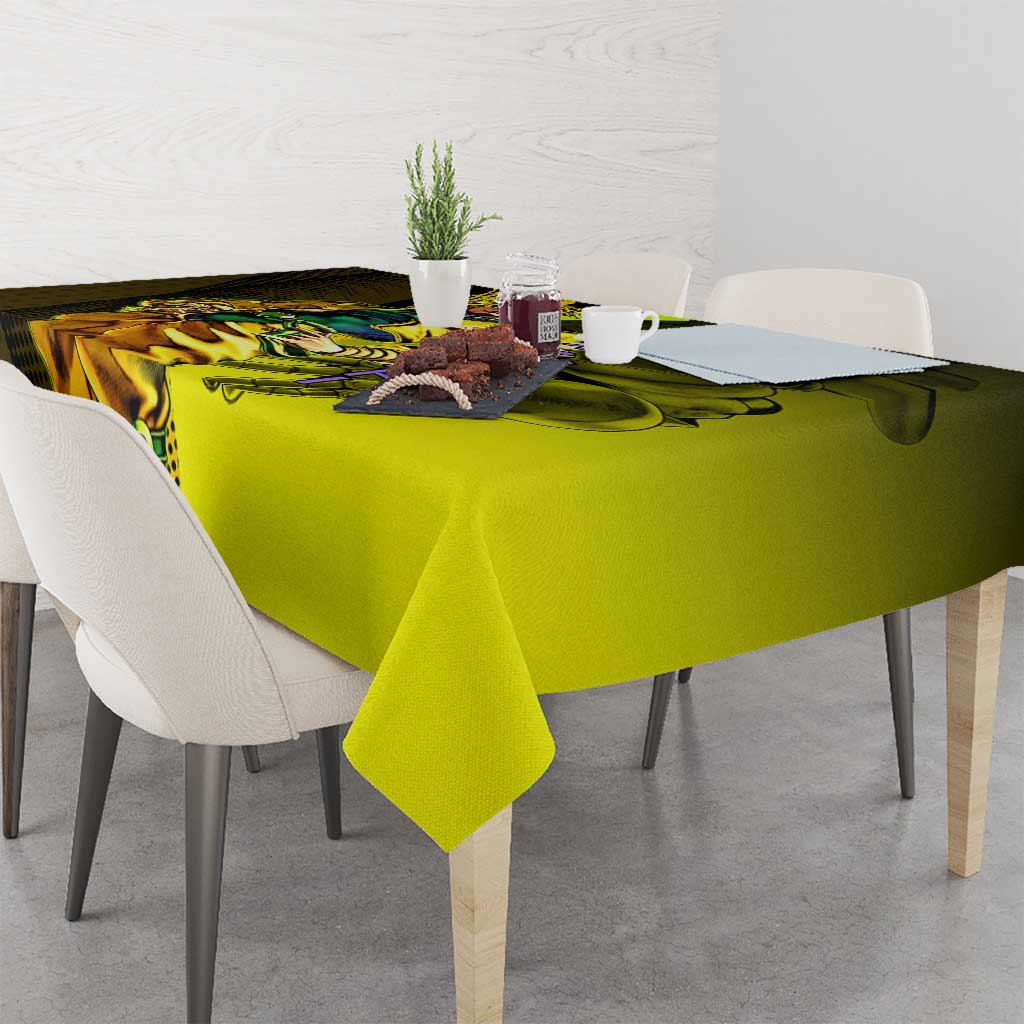 Dio Brando JoJo’s Bizarre Adventure Tablecloth with The World Stand and Comic Graphic - The Mazicc