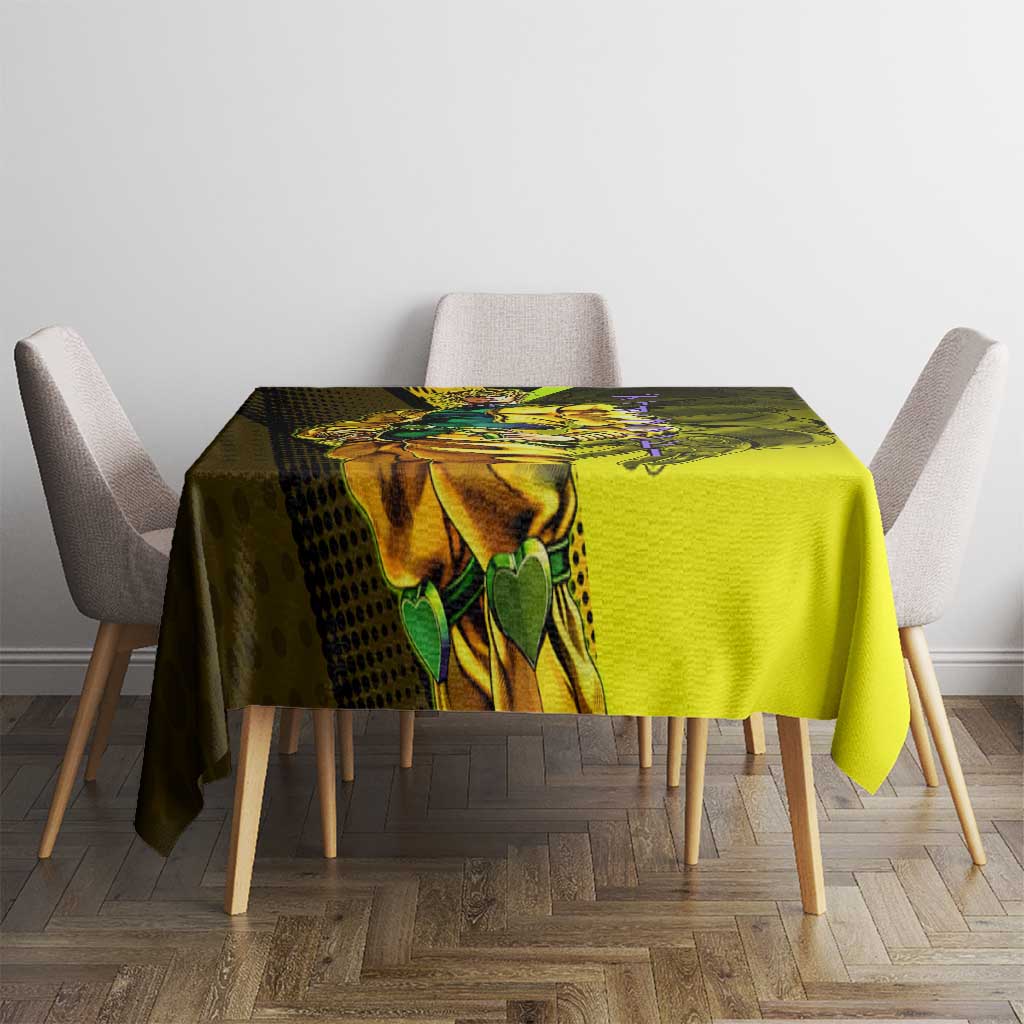 Dio Brando JoJo’s Bizarre Adventure Tablecloth with The World Stand and Comic Graphic - The Mazicc