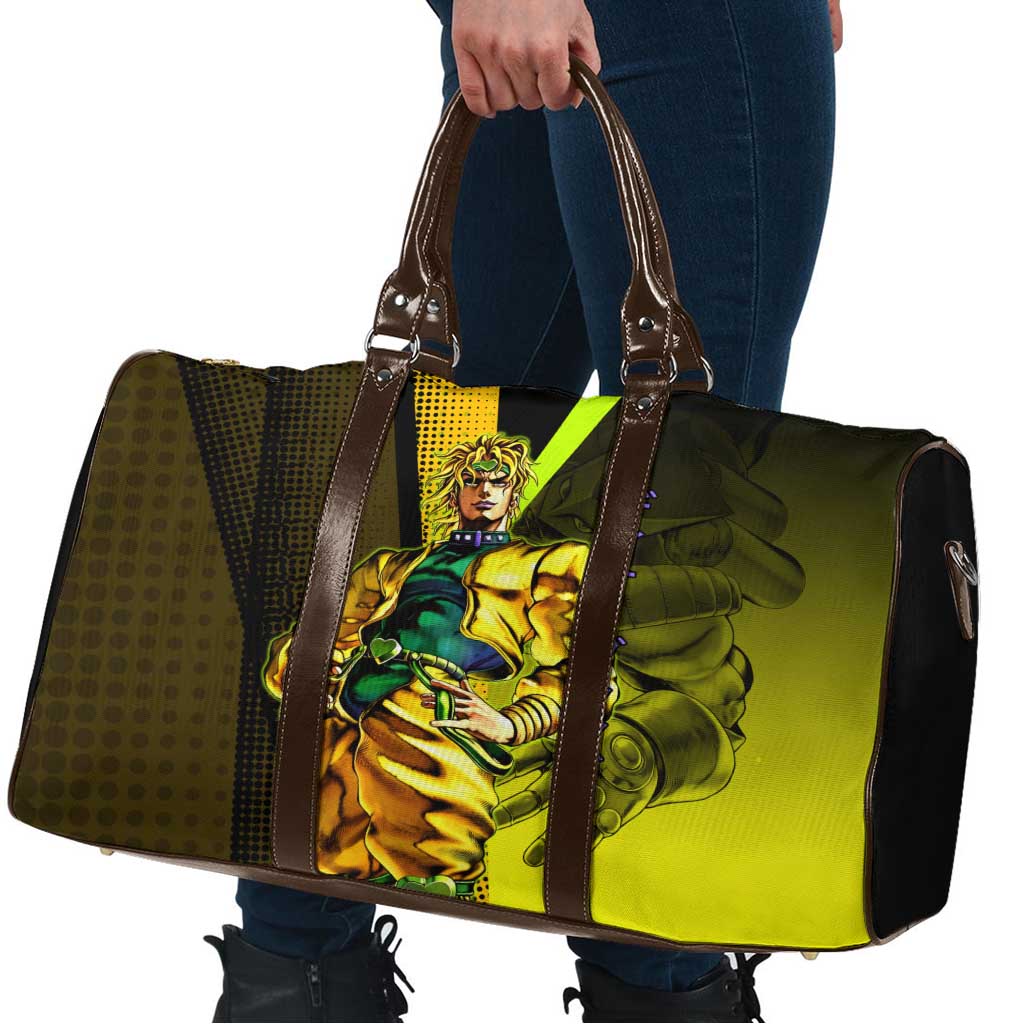 Dio Brando JoJo’s Bizarre Adventure Travel Bag with The World Stand and Comic Graphic - The Mazicc