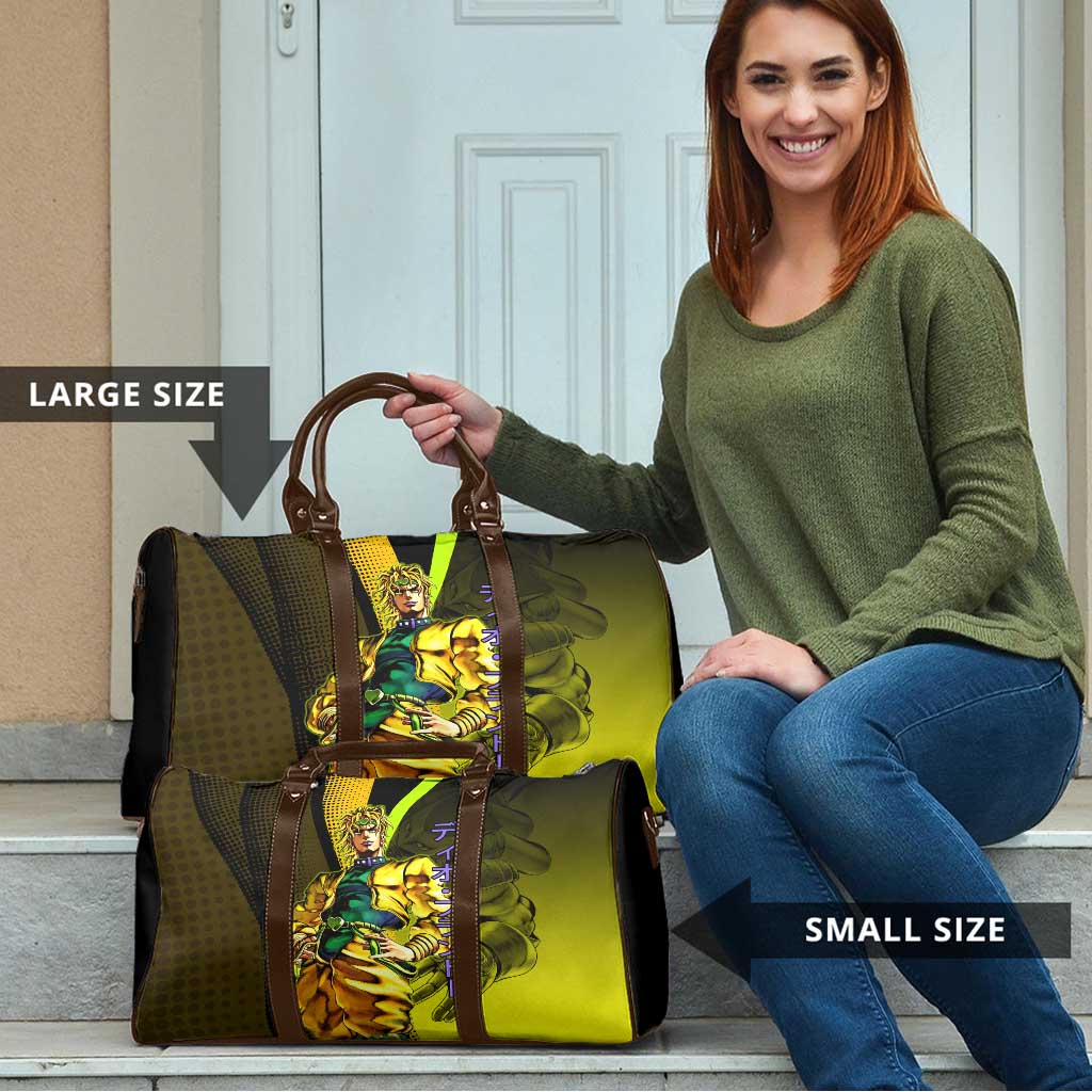 Dio Brando JoJo’s Bizarre Adventure Travel Bag with The World Stand and Comic Graphic - The Mazicc