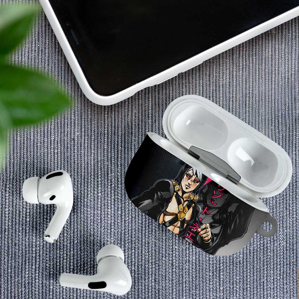 Risotto Nero JoJo’s Bizarre Adventure AirPods Case with Dark Manga Style Graphic - The Mazicc