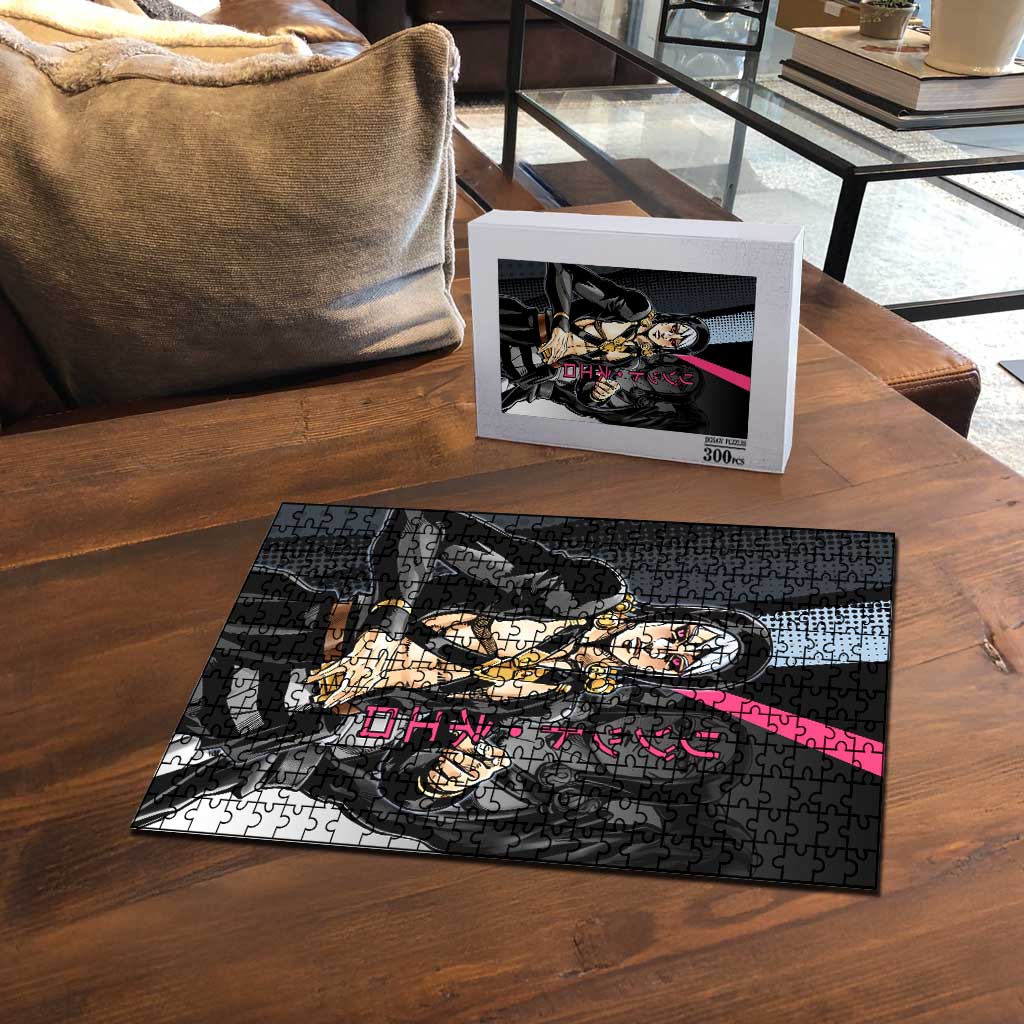 Risotto Nero JoJo’s Bizarre Adventure Puzzle with Dark Manga Style Graphic - The Mazicc