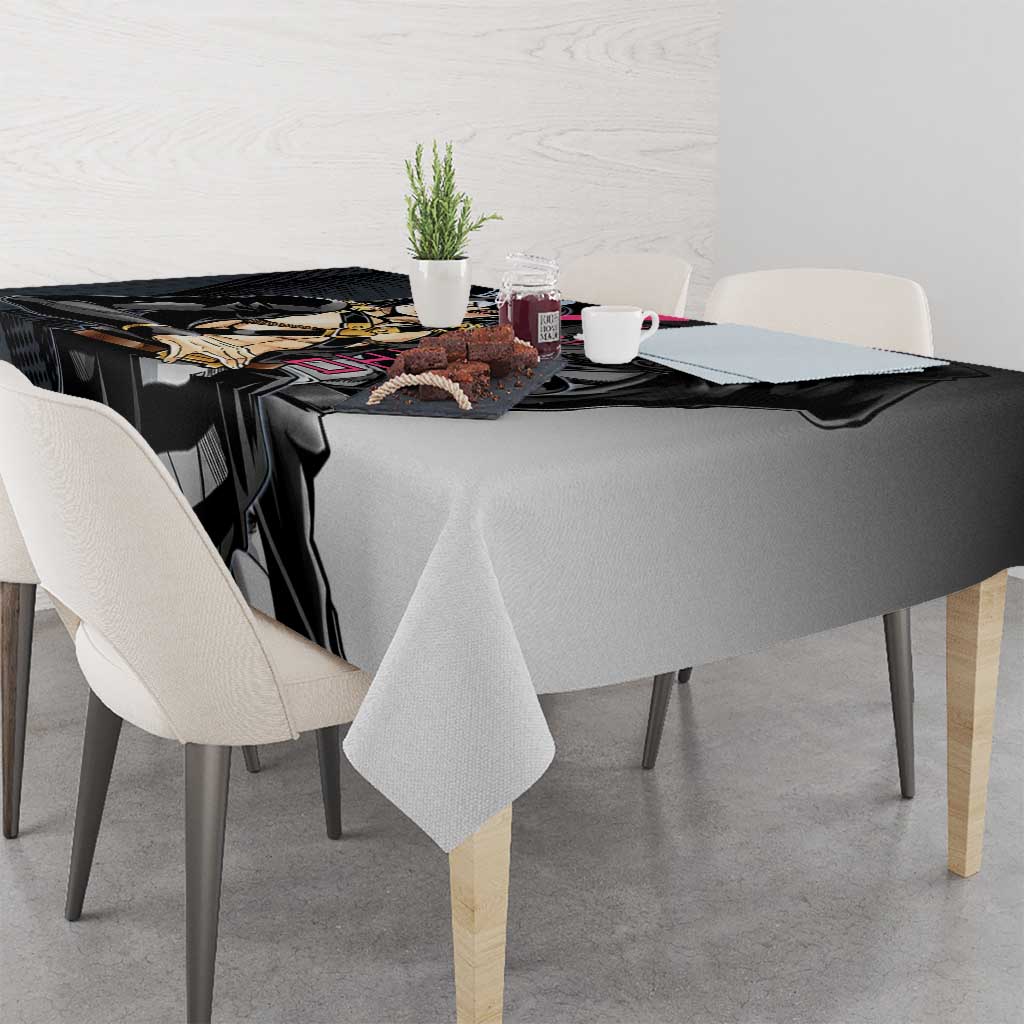 Risotto Nero JoJo’s Bizarre Adventure Tablecloth with Dark Manga Style Graphic - The Mazicc