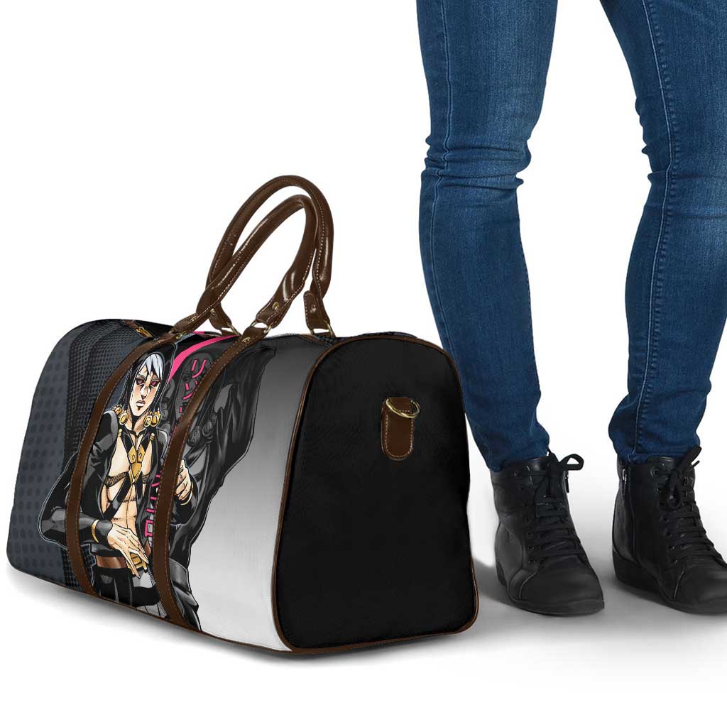 Risotto Nero JoJo’s Bizarre Adventure Travel Bag with Dark Manga Style Graphic - The Mazicc
