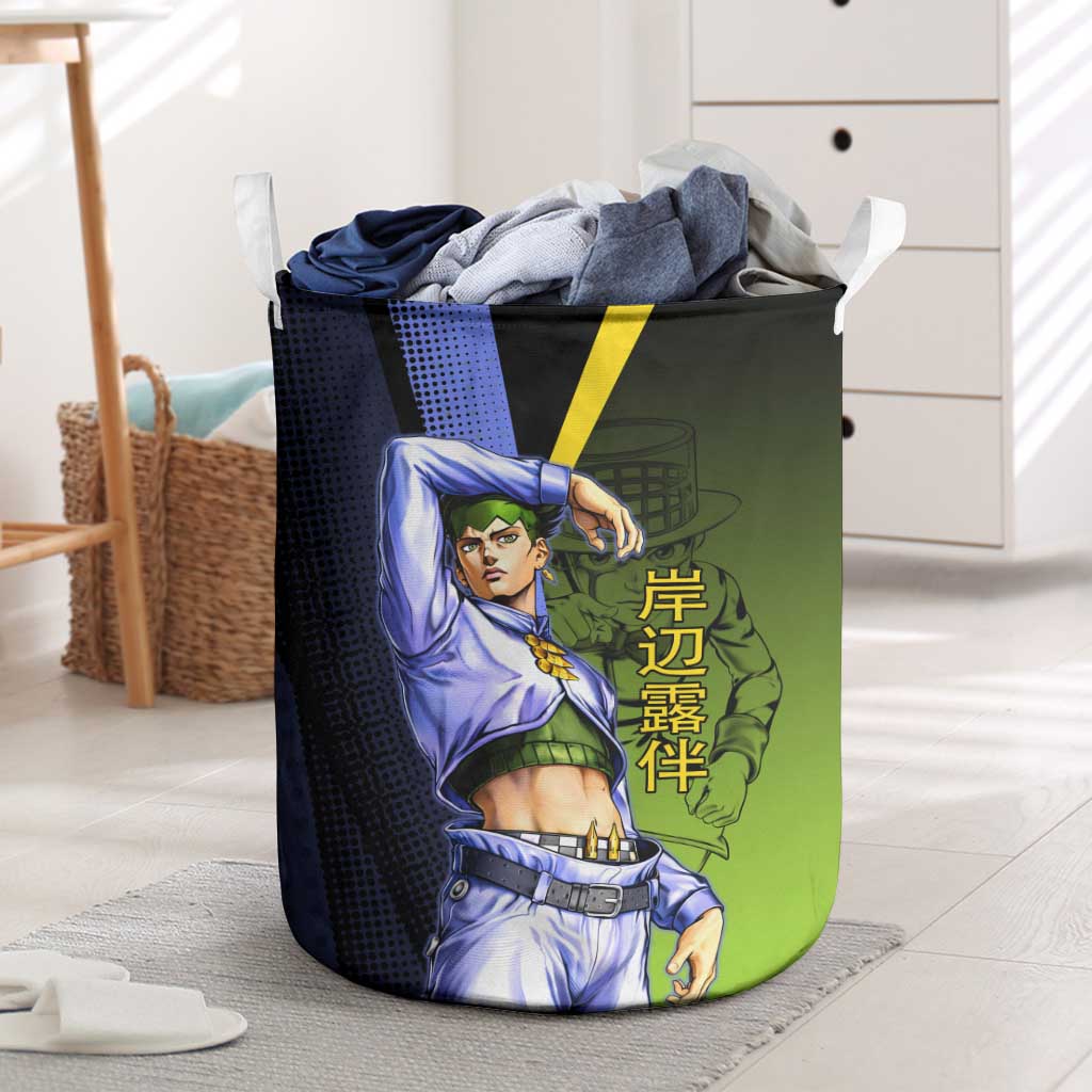 Rohan Kishibe JoJo’s Bizarre Adventure Laundry Basket with Heaven's Door Stand and Manga Style - The Mazicc