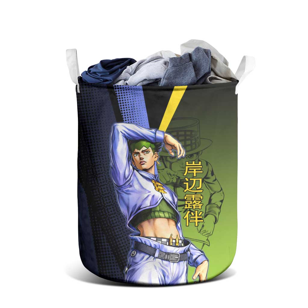 Rohan Kishibe JoJo’s Bizarre Adventure Laundry Basket with Heaven's Door Stand and Manga Style - The Mazicc