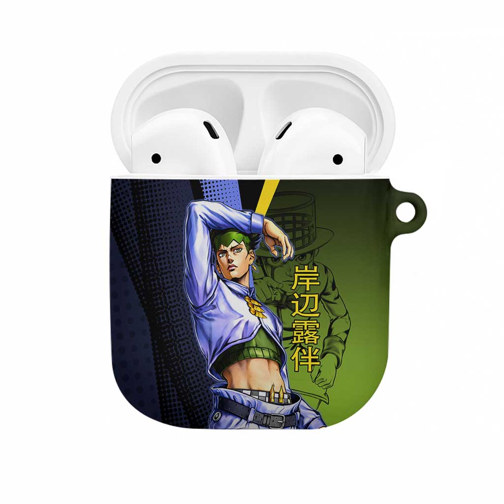 Rohan Kishibe JoJo’s Bizarre Adventure AirPods Case with Heaven's Door Stand and Manga Style - The Mazicc
