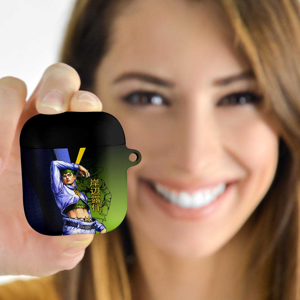 Rohan Kishibe JoJo’s Bizarre Adventure AirPods Case with Heaven's Door Stand and Manga Style - The Mazicc