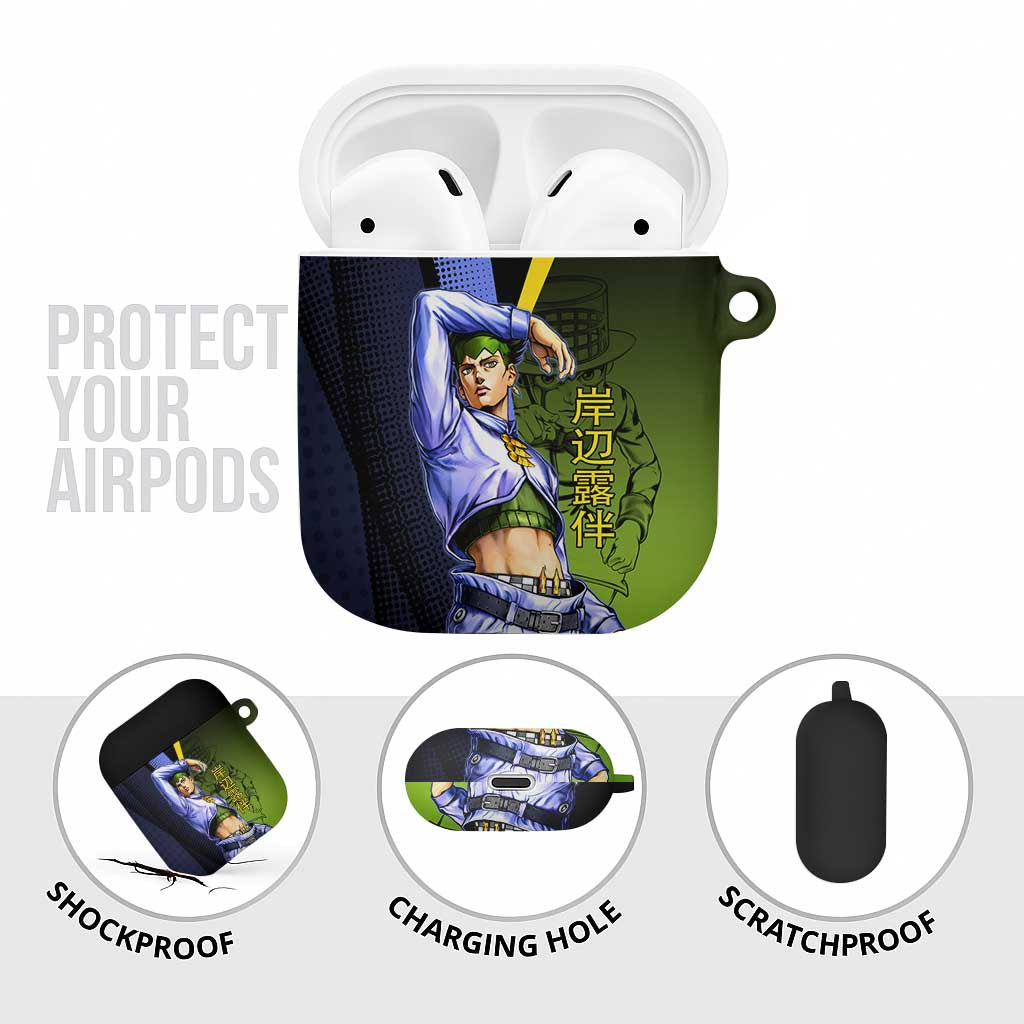 Rohan Kishibe JoJo’s Bizarre Adventure AirPods Case with Heaven's Door Stand and Manga Style - The Mazicc