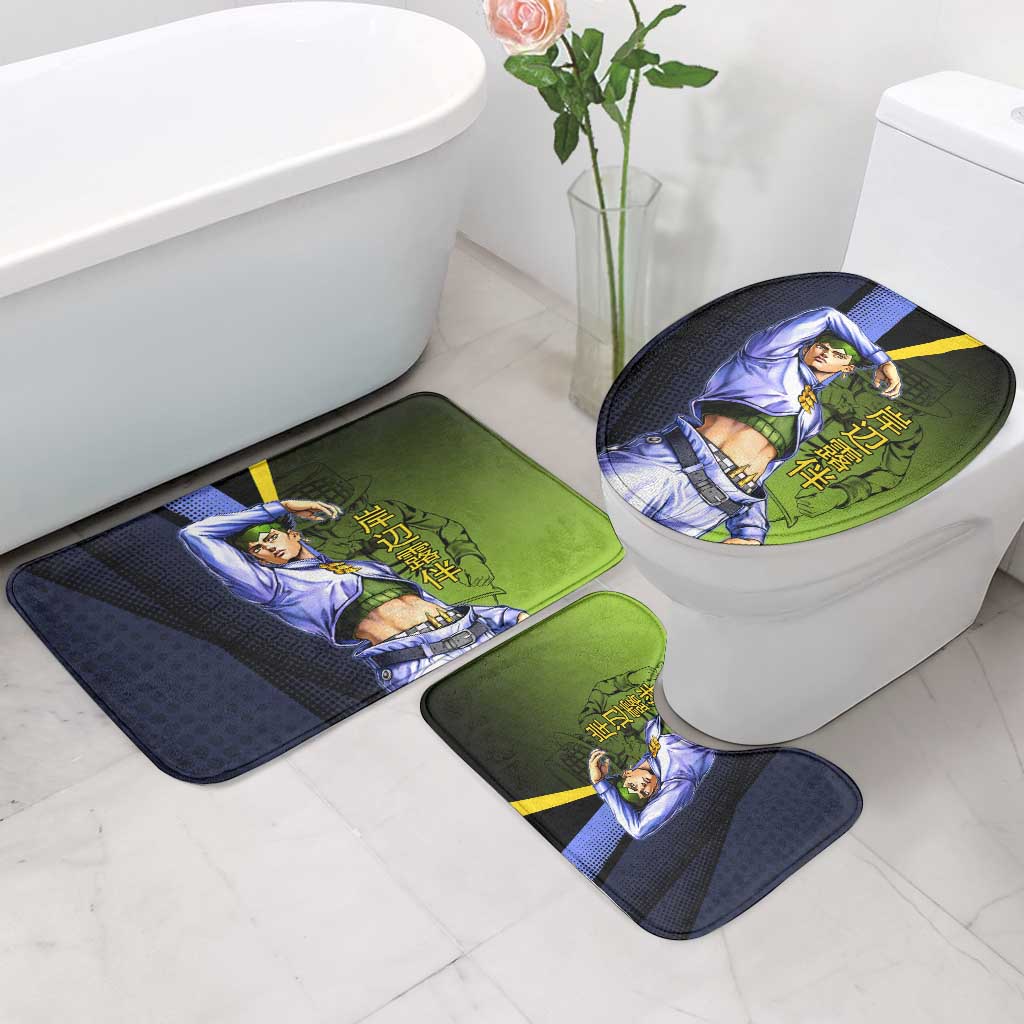 Rohan Kishibe JoJo’s Bizarre Adventure Bathroom Set with Heaven's Door Stand and Manga Style - The Mazicc