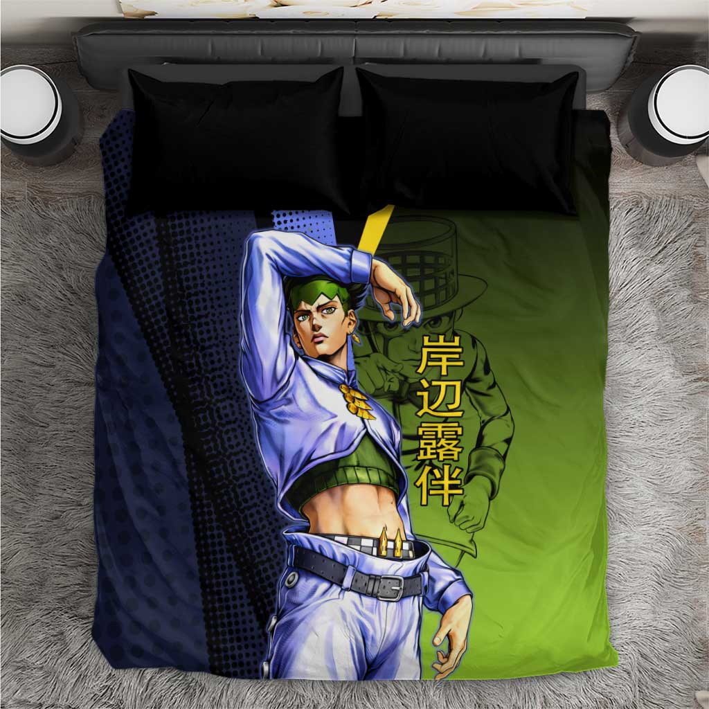 Rohan Kishibe JoJo’s Bizarre Adventure Bedding Set with Heaven's Door Stand and Manga Style - The Mazicc