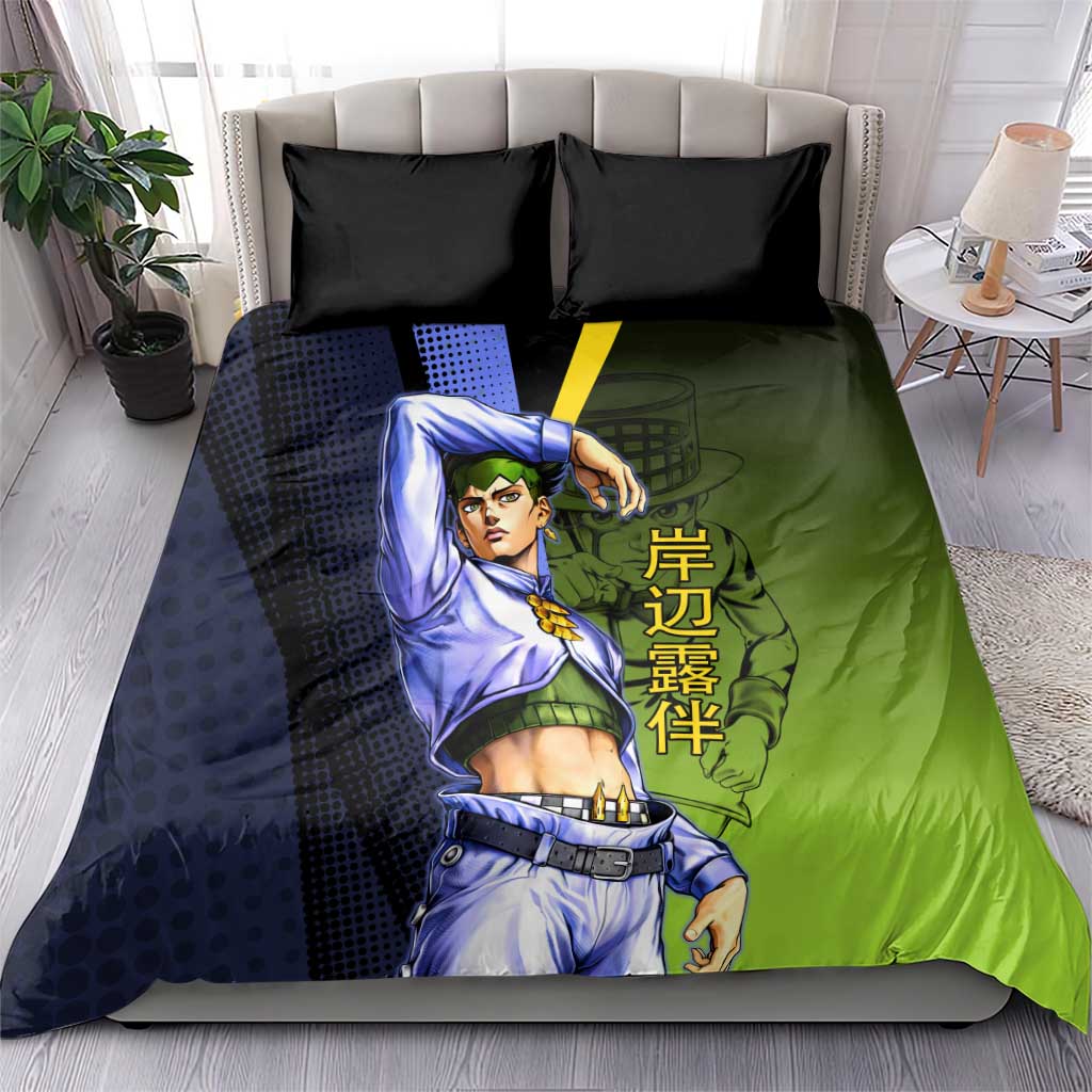 Rohan Kishibe JoJo’s Bizarre Adventure Bedding Set with Heaven's Door Stand and Manga Style - The Mazicc