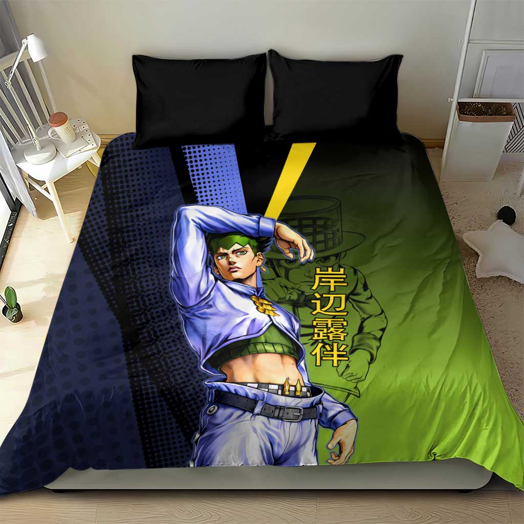 Rohan Kishibe JoJo’s Bizarre Adventure Bedding Set with Heaven's Door Stand and Manga Style - The Mazicc