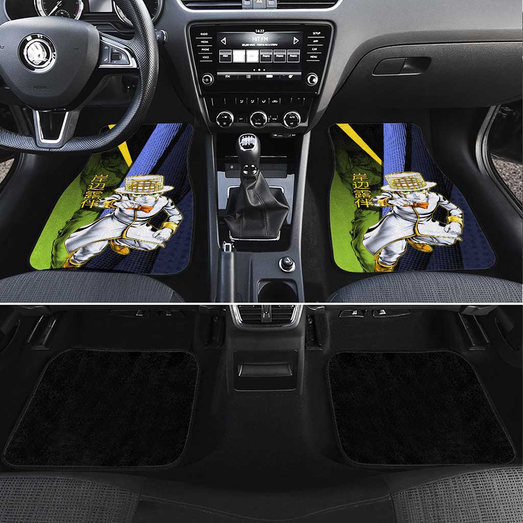 Rohan Kishibe JoJo’s Bizarre Adventure Car Mats with Heaven's Door Stand and Manga Style - The Mazicc