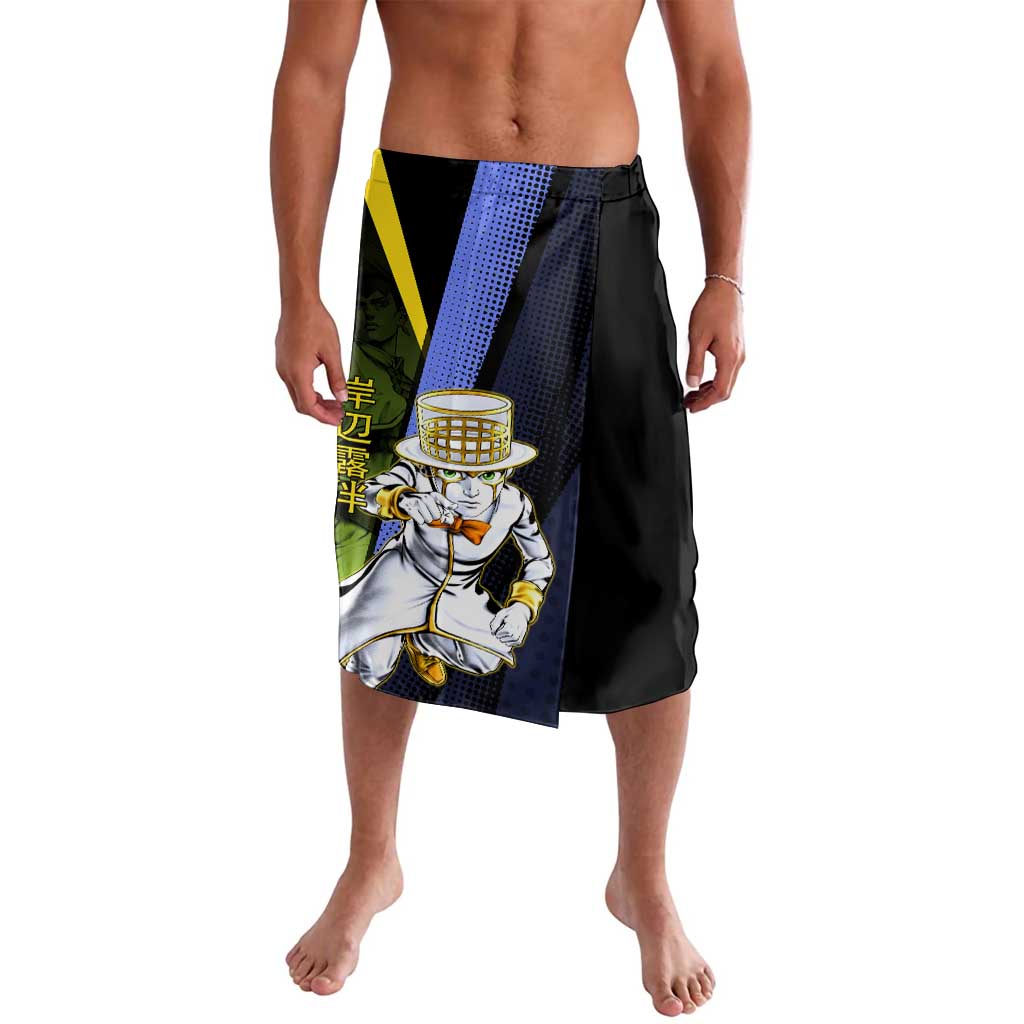 Rohan Kishibe JoJo’s Bizarre Adventure Lavalava with Heaven's Door Stand and Manga Style - The Mazicc