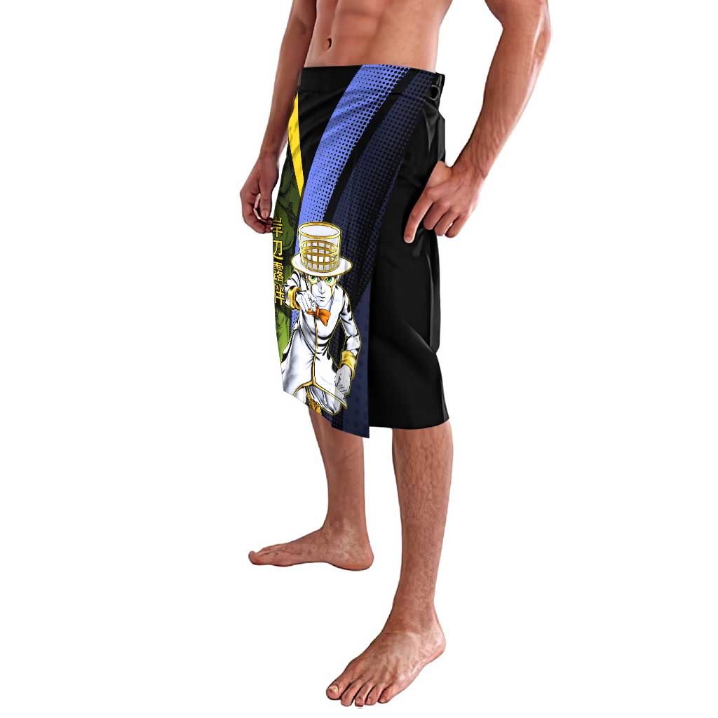 Rohan Kishibe JoJo’s Bizarre Adventure Lavalava with Heaven's Door Stand and Manga Style - The Mazicc