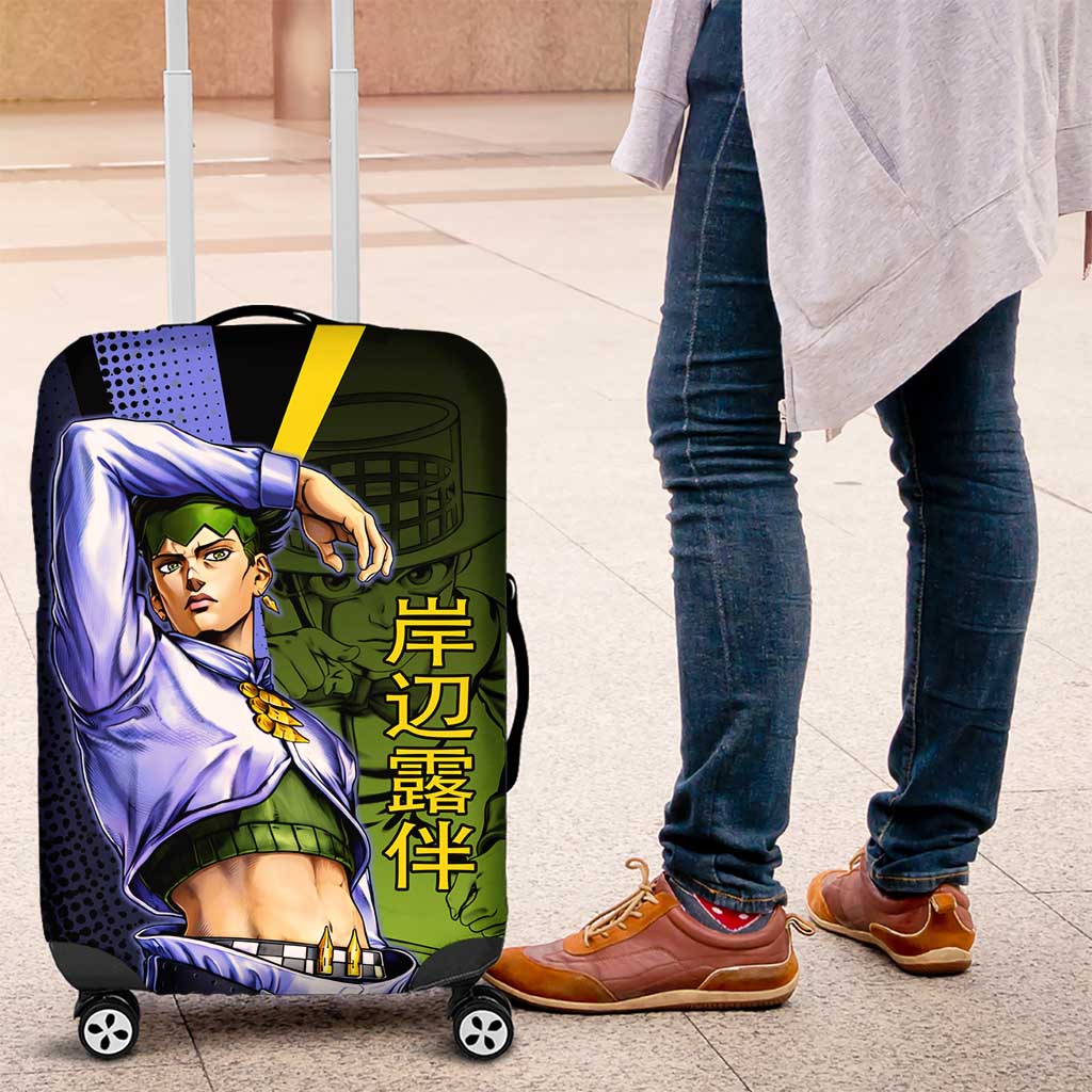 Rohan Kishibe JoJo’s Bizarre Adventure Luggage Cover with Heaven's Door Stand and Manga Style - The Mazicc