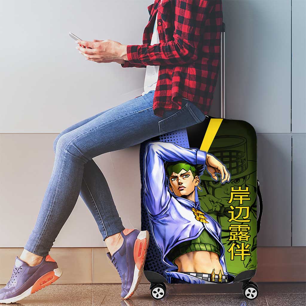 Rohan Kishibe JoJo’s Bizarre Adventure Luggage Cover with Heaven's Door Stand and Manga Style - The Mazicc