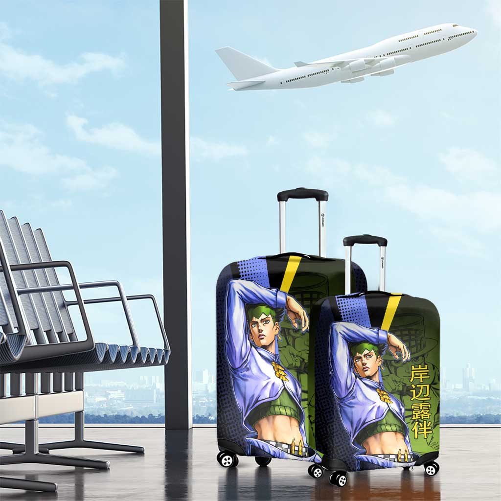 Rohan Kishibe JoJo’s Bizarre Adventure Luggage Cover with Heaven's Door Stand and Manga Style - The Mazicc