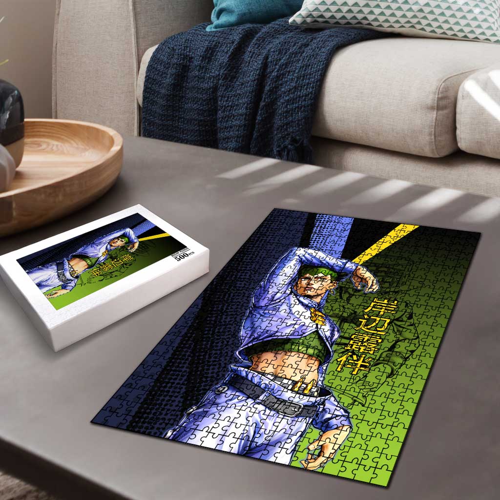 Rohan Kishibe JoJo’s Bizarre Adventure Puzzle with Heaven's Door Stand and Manga Style - The Mazicc