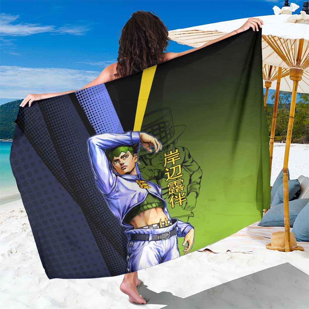 Rohan Kishibe JoJo’s Bizarre Adventure Sarong with Heaven's Door Stand and Manga Style - The Mazicc