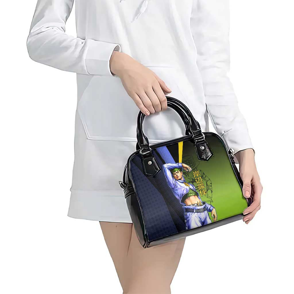 Rohan Kishibe JoJo’s Bizarre Adventure Shoulder Handbag with Heaven's Door Stand and Manga Style - The Mazicc