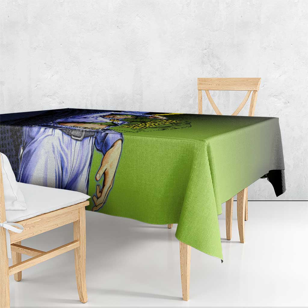 Rohan Kishibe JoJo’s Bizarre Adventure Tablecloth with Heaven's Door Stand and Manga Style - The Mazicc