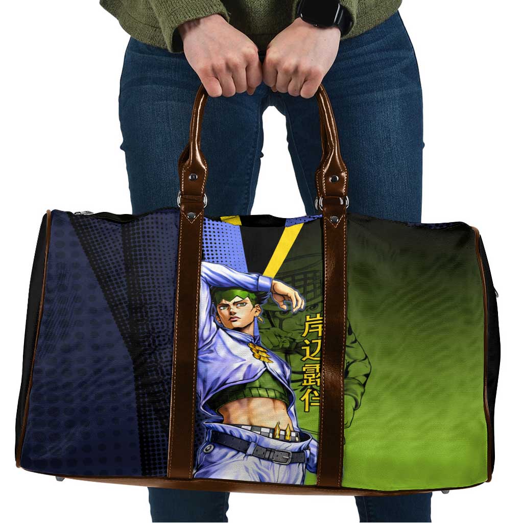 Rohan Kishibe JoJo’s Bizarre Adventure Travel Bag with Heaven's Door Stand and Manga Style - The Mazicc