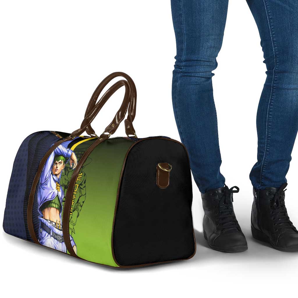 Rohan Kishibe JoJo’s Bizarre Adventure Travel Bag with Heaven's Door Stand and Manga Style - The Mazicc