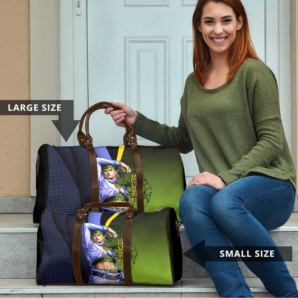 Rohan Kishibe JoJo’s Bizarre Adventure Travel Bag with Heaven's Door Stand and Manga Style - The Mazicc