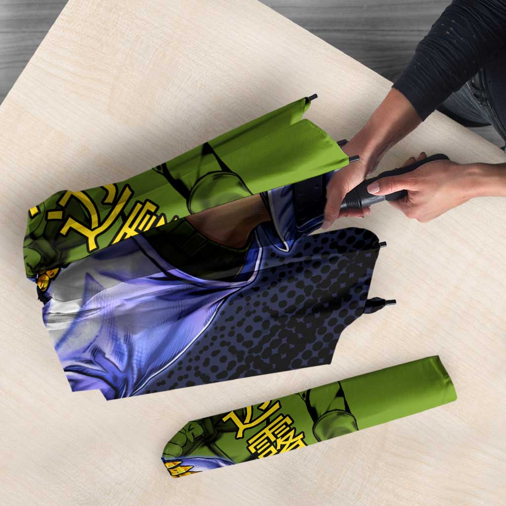 Rohan Kishibe JoJo’s Bizarre Adventure Umbrella with Heaven's Door Stand and Manga Style - The Mazicc
