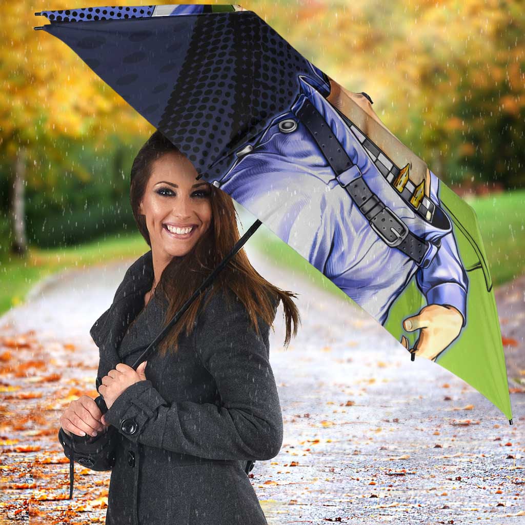 Rohan Kishibe JoJo’s Bizarre Adventure Umbrella with Heaven's Door Stand and Manga Style - The Mazicc
