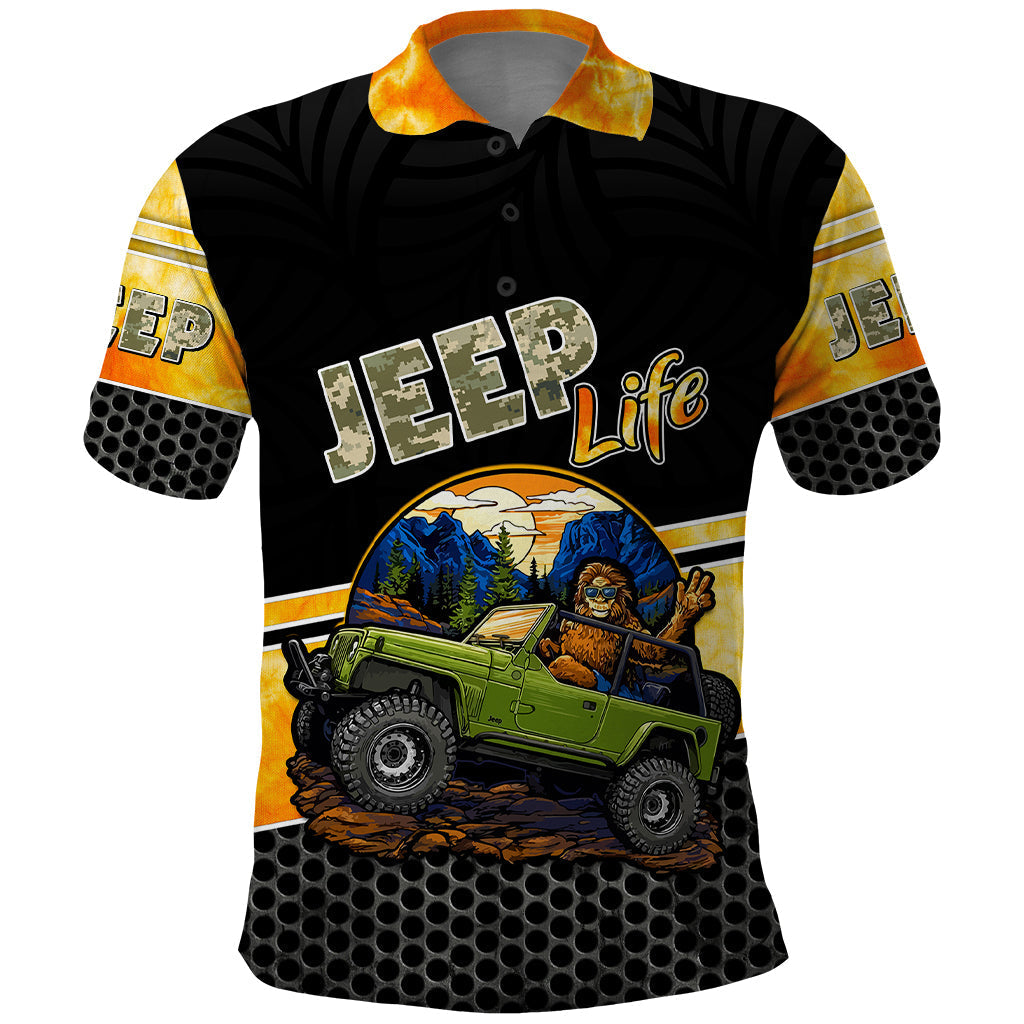 jeep-life-polo-shirt-sasquatch-and-pine-forest