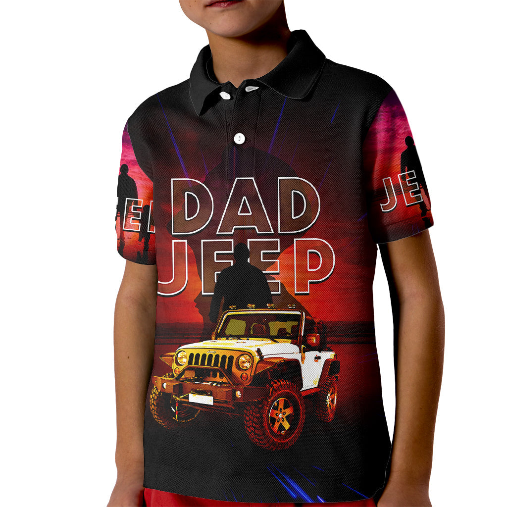 jeep-dad-kid-polo-shirt-the-best-dads-drive-jeeps