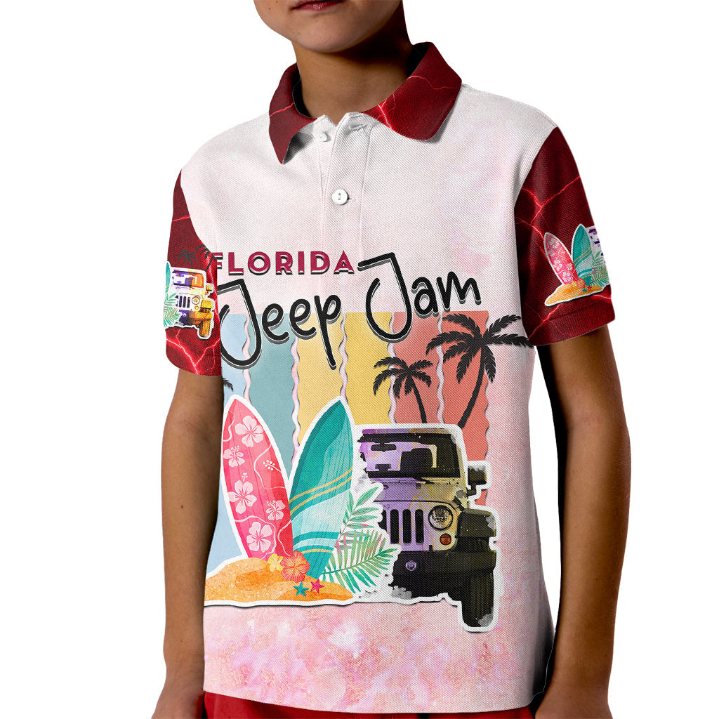 florida-jeep-jam-kid-polo-shirt-surf-with-your-car
