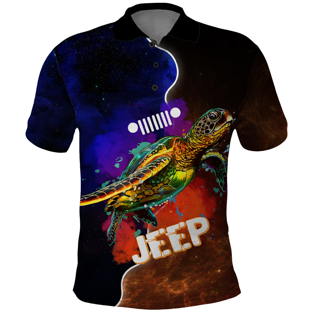 jeep-polo-shirt-topless-for-turtles-beach-krawl