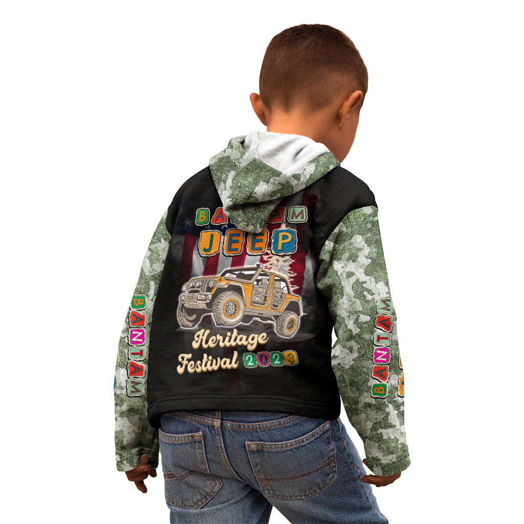green-jeep-camouflage-kid-hoodie-bantam-jeep-heritage-festival-2023