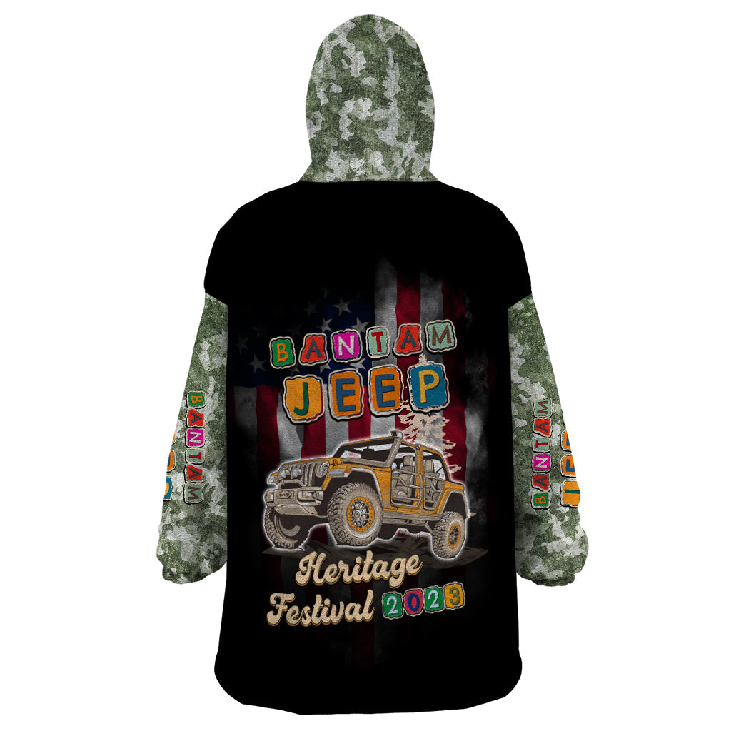 green-jeep-camouflage-wearable-blanket-hoodie-bantam-jeep-heritage-festival-2023